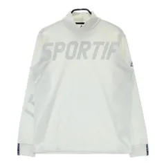 サイズ：L LE COQ GOLF ルコックゴルフ  ハイネック 長袖Tシャツ  ホワイト系 [240101597059] ゴルフウェア メンズ ストスト