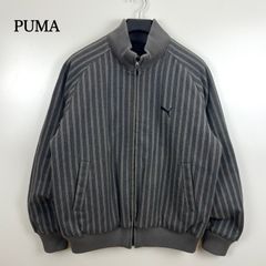 PUMA 00s リバーシブルボンバージャケット キルティング 中綿 ブラウン 