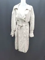 ◇ ◎ apres jour アプレジュール 無地 ダブル シンプル 長袖 トレンチコート サイズF ベージュ レディース E  【1309040001336】のサムネイル