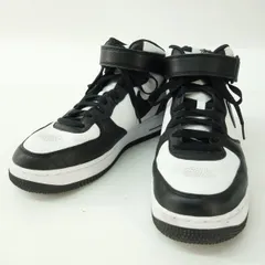 STUSSY × NIKE ステューシー ナイキ AIR FORCE 1 07 MID SP エアフォース DJ7840-002 US8.5 26.5cm 箱無し ※中古