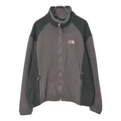 THE NORTH FACE ノースフェイス フリースジャケット アウトドア グレー(メンズ L)中古 古着 X0191
