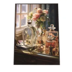 【A4サイズ（約21x30cm）】【si-poster-1131】ポスター 香水 パフューム オーデコロン パルファンポスター インテリア おしゃれ ファッション 化粧品 女性 宝石