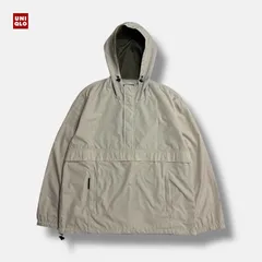 90s OLD UNIQLO アノラックパーカー y2k アイボリー XL