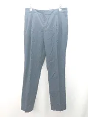 ◇ ALPHA CUBIC 無地 ２タック シンプル スラックス サイズ67-91 ネイビー メンズ E  【1309040007550】