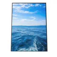 【B1サイズ（約73x103cm）】【si-poster-1208】ポスター サーフ系 海 ブルー さわやか 海岸 ヤシの木 空 インテリア おしゃれ ファッション フォト オシャレ モダン