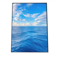 【B4サイズ（約25x36cm）】【si-poster-1219】ポスター サーフ系 海 ブルー さわやか 海岸 ヤシの木 空 インテリア おしゃれ ファッション フォト オシャレ モダン