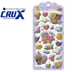 【クラックス】サンリオキャラクターズ ドロップジェリーシール ステッカー日焼けサマー 134921 クラックス CRUX
