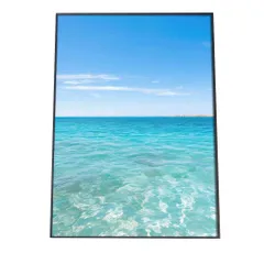 【A4サイズ（約21x30cm）】【si-poster-1222】ポスター サーフ系 海 ブルー さわやか 海岸 ヤシの木 空 インテリア おしゃれ ファッション フォト オシャレ モダン