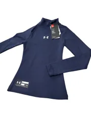 アンダーアーマー◆キッズ ジュニア UA コールドギア コンプレッションインナー 裏起毛 ネイビー