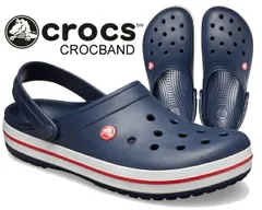 クロックス クロックバンド クロッグ crocs CROCBAND NAVY 11016-410 ネイビー サンダル スライド ストラップ