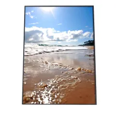 【A4サイズ（約21x30cm）】【si-poster-1238】ポスター サーフ系 海 ブルー さわやか 海岸 ヤシの木 空 インテリア おしゃれ ファッション フォト オシャレ モダン