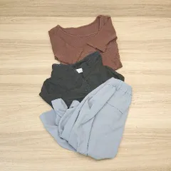 ◇ 《 LOWRYS FARM まとめ売り3点セット サイズ混合 フェミニン オシャレ トップス パンツ レディース 》 E  【1309040010734】