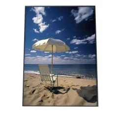 【B4サイズ（約25x36cm）】【si-poster-1270】ポスター サーフ系 海 ブルー さわやか 海岸 ヤシの木 空 インテリア おしゃれ ファッション フォト オシャレ モダン