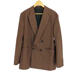 ザラ ZARA チェック 2B ダブルブレスト テーラードジャケット メンズ 表記無 