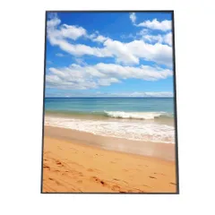 【A3サイズ（約30×42cm）】【si-poster-1280】ポスター サーフ系 海 ブルー さわやか 海岸 ヤシの木 空 インテリア おしゃれ ファッション フォト オシャレ モダン