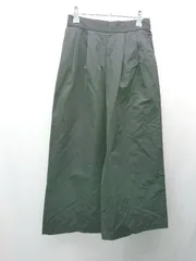 ◇ BEAUTY&YOUTH バックウエストゴム ツータック シンプル ワイドパンツ サイズS ブラック レディース E  【1309040013339】