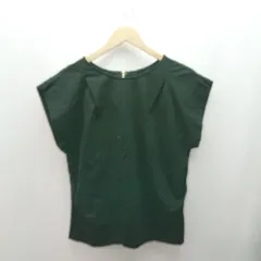 ◇ URBAN RESEARCH 無地 カジュアル きれいめ ゆったりめ 大人っぽい 半袖 カットソー サイズFree ブラック レディース E  【1309040015869】