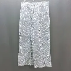 ◇ mat quotidien マトコテディアン ストライプ柄 厚手 シンプル カジュアル パンツ サイズ0 ネイビー レディース E  【1309040016750】のサムネイル