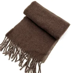 POLO RALPH LAUREN ポロ ラルフローレン マフラー ブラウン ウール イタリア製　260105006