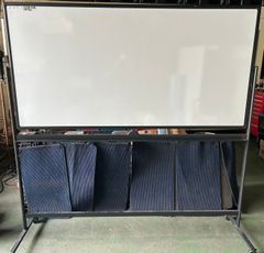 福岡発 スタンド付き ホワイトボード 183×190cm 事務用品 オフィス