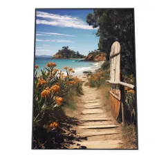 【A2サイズ（約42x59cm）】【si-poster-1410】コースタル インテリア 海のポスター オーシャン シーデザイン 海辺 インテリア おしゃれ 常夏 南国 部屋 サーフ系 サーフィン