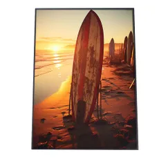 【B3サイズ（約36x51cm）】【si-poster-1412】コースタル インテリア 海のポスター オーシャン シーデザイン 海辺 インテリア おしゃれ 常夏 南国 部屋 サーフ系 サーフィン