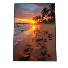 【B4サイズ（約25x36cm）】【si-poster-1413】コースタル インテリア 海のポスター オーシャン シーデザイン 海辺 インテリア おしゃれ 常夏 南国 部屋 サーフ系 サーフィン