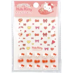 【3セット】ハローキティ ネイルデコセット