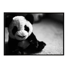 【B4サイズ（約25x36cm）】【si-poster-1474】パンダ panda アニマル ポスター 動物 可愛い イラスト 子供部屋 ポップ インテリア おしゃれ  プリントポスター フォト オシャレ アート モダン シンプル お洒落 特大 大きい
