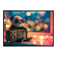 【A3サイズ（約30×42cm）】【si-poster-1488】パンダ panda アニマル ポスター 動物 可愛い イラスト 子供部屋 ポップ インテリア   プリントポスター フォト オシャレ アート モダン シンプル お洒落 特大 大きい