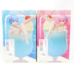 リゼロ レム ラム クリームソーダ 1／7スケールフィギュア ラウンド
