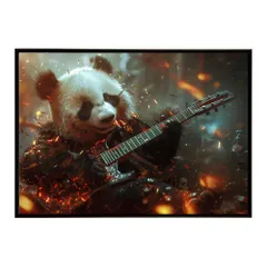 【B4サイズ（約25x36cm）】【si-poster-1491】パンダ panda アニマル ポスター 動物 可愛い イラスト 子供部屋 ポップ インテリア おしゃれ  プリントポスター フォト オシャレ アート モダン シンプル お洒落 特大 大きい