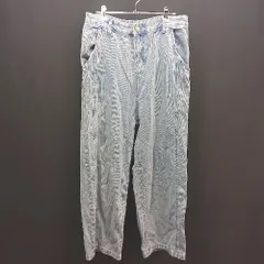 ◇ BEEP ビープ ゆったり カジュアル ストリート 無地 ウエストホック デニムパンツ サイズＭ ブルー メンズ E  【1309040023697】のサムネイル