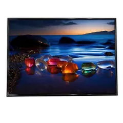 【A3サイズ（約30×42cm）】【si-poster-220】海 カラフル ガラス キレイ ポスター ファッション ポスター アート モダン 絵 画   特大 大きい 小さい フォト 横