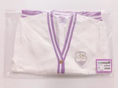 ななもり。(すとろべりーぷりんす) すとろべりースクールカーディガン ホワイト×パープル フリーサイズ 2024 Spring オフィシャルグッズ