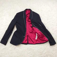 ZARA  テーラードジャケット   オシャレ   裏地赤  M