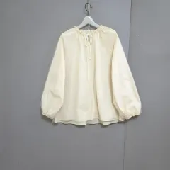 メッシュレース ダブル処理 ブラウス FF n3816