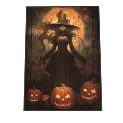 【B3サイズ（約36x51cm）】【si-poster-377】ハロウィン ハロウィーン 仮装 ポスター アートプリント ポスター インテリア パンプキン ジャックオーランタン ハロウィーン オレンジ 縦