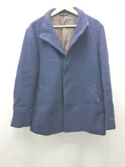 ◇ JOINT WORKS ジョイントワークス ジップアップ メルトン生地 バックスリット 長袖 コート サイズM ネイビー メンズ E  【1309040031074】のサムネイル