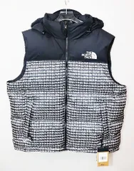 シュプリーム SUPREME × THE NORTH FACE 21SS STUDDED NUPTSE VEST XL ザ ノース フェイス スタッズ ヌプシ ダウン ベスト ブラック 【ブランド古着ベクトル】【中古】☆AA★■240901