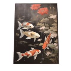 信州まなぶ✕SATAbuilder's 金魚図A1ポスタ ー（額装付き） - メルカリ