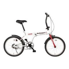 SwisSport MTX 折りたたみ自転車 ホワイト/レッド - メルカリ