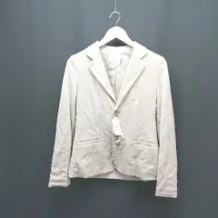 ◇ ◎ ●未使用● ROPE PICNIC フロントボタン 綺麗め シンプル 無地 長袖 ジャケット サイズ38 ベージュ レディース E  【1309040035720】