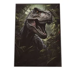 【B4サイズ（約25x36cm）】【si-poster-523】恐竜 ポスター きょうりゅう トカゲ 迫力  ポスター ファッション ポスター フォト フレーム 子供部屋にも 男前 T-REX ティラノサウルス ヴェロキラプトル リザード 