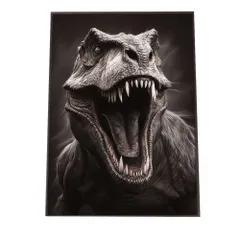 【B4サイズ（約25x36cm）】【si-poster-524】恐竜 ポスター きょうりゅう トカゲ 迫力  ポスター ファッション ポスター フォト フレーム 子供部屋にも 男前 T-REX ティラノサウルス ヴェロキラプトル リザード 