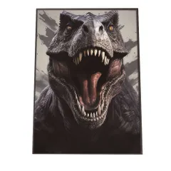 【A4サイズ（約21x30cm）】【si-poster-530】恐竜 ポスター きょうりゅう トカゲ 迫力  ポスター ファッション ポスター フォト フレーム 子供部屋にも 男前 T-REX ティラノサウルス ヴェロキラプトル リザード 
