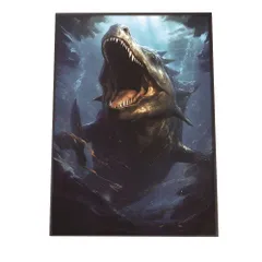 【A4サイズ（約21x30cm）】【si-poster-533】恐竜 ポスター きょうりゅう トカゲ 迫力  ポスター ファッション ポスター フォト フレーム 子供部屋にも 男前 T-REX ティラノサウルス ヴェロキラプトル リザード 