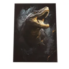 【B4サイズ（約25x36cm）】【si-poster-534】恐竜 ポスター きょうりゅう トカゲ 迫力  ポスター ファッション ポスター フォト フレーム 子供部屋にも 男前 T-REX ティラノサウルス ヴェロキラプトル リザード 