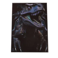 【A4サイズ（約21x30cm）】【si-poster-536】恐竜 ポスター きょうりゅう トカゲ 迫力  ポスター ファッション ポスター フォト フレーム 子供部屋にも 男前 T-REX ティラノサウルス ヴェロキラプトル リザード 