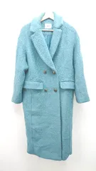 ◇ MURUA ムルーア フロントボタン 鮮やか ゆったりめ カジュアル 長袖 コート サイズ2 グリーン レディース E  【1309040037649】